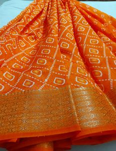 Saree Elegant Orange Sare