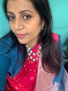 Red Ethnic ready to wear saree