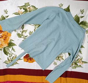 Turquoise Color Top(Korean Style)
