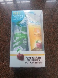 Combo Of Face Wash And Sunscreen