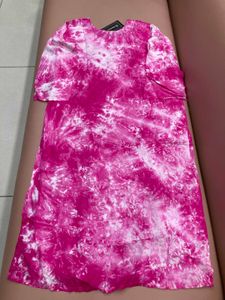 Pink Tie Dye Dress