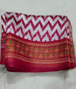 Vintage Red Patterned Fabric