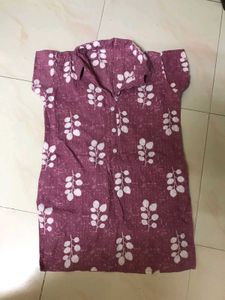 Pink Shirt Kurti