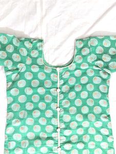 Green Zari Kurta Set