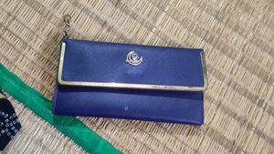 Elegant Blue Wallet