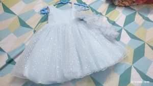 Powder Blue Party Dress For 699/-
