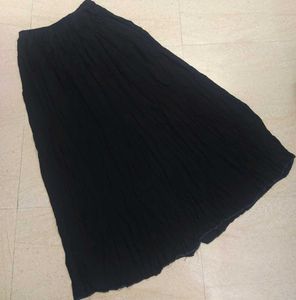 Flowy Black Ethnic Skirt