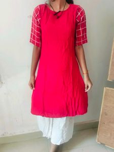 Red ♥️ Colour Kurti Set