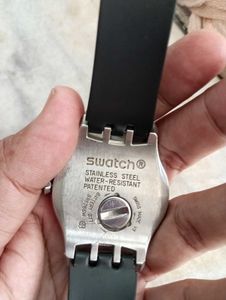 Swatch Men&#39;s Orignal Quartz Stainless Steel Black