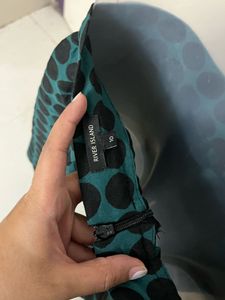 Korean Green Polka Dot Skirt