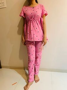 Pink Affordable Night Suit