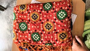 New Bandhej Design Saree