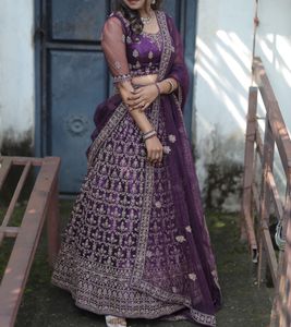 Elegant Purple Lehenga Choli