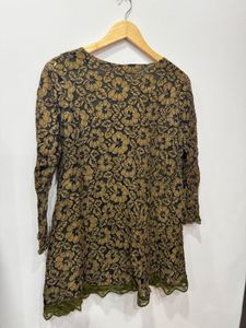 A Line Embellished Top Dress