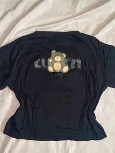 cropped graphic baby tee