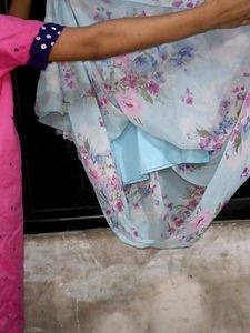 Floral Print Gown