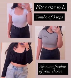Crop Tops fits S size to L streachable