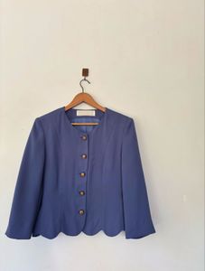 Vintage Button-Down Blazer