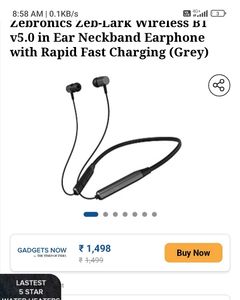 Zebronics 60 Pics Blutooth Neckband