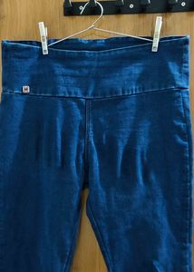 Skinfit Dark Blue Skin Fit Denim Jeggins