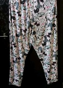 Cute Dog Print Pajama Set