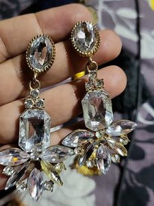 Sparkling Crystal Drop Earrings