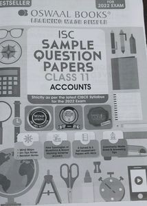 Isc Class 11 Question Bank For Accounts And Commer