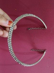 Elegant Silver Rhinestone Choker Necklace❤️