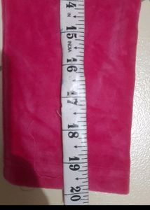 Pink Valvet Pant Free Sweter