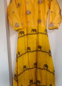 Yellow Ethnic gown