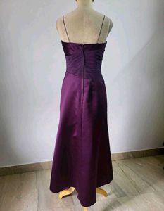 Elegant Purple Bridesmaid Dress