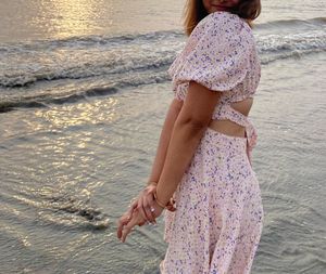 For Love & Lemons Phoebe Mini Dress | Pink Floral