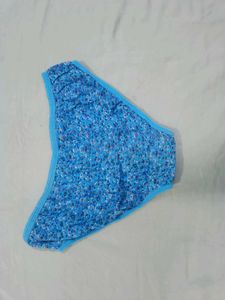 Blue Floral Panty Costumization Available