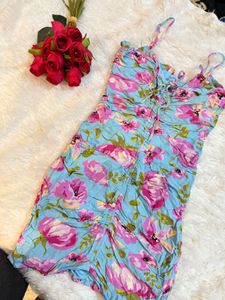 Floral Print Mini Dress