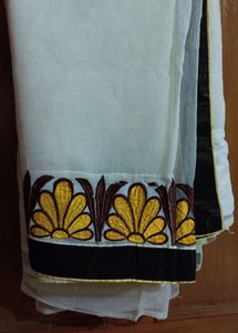 Cream Color Saree