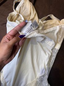 Beige Fitted Bodysuit