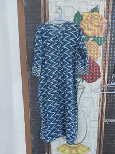 Stylish Blue Printed Kurta