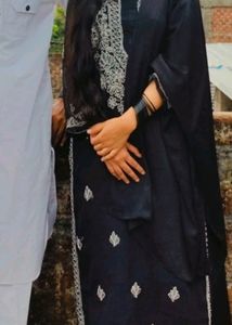 Georgette Chickenkari kurta