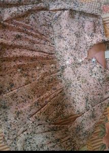 Women&#39;s Floral Print Flared Top