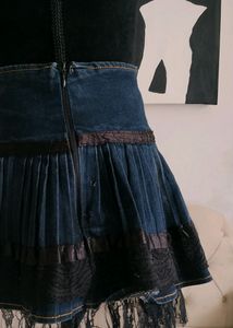 Y2k Denim Mini Skirt