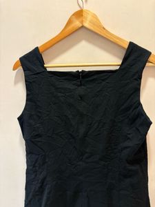 Square Neck Black Corset Strachable Top