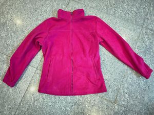 Pink Fleece Zip-Up Jacket