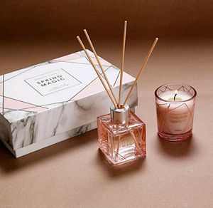 MINISO CANDLE &amp; REEF DIFFUSER IN BOX SPRING MAGIC