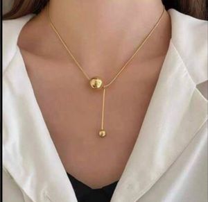 Gold Plated Pendulam Necklace
