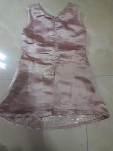 Rose Gold Colour MIDI For Girls