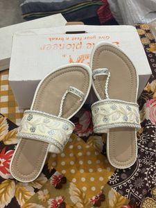 Elegant White Flats