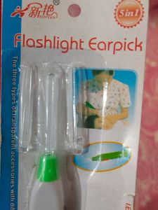 Flashlight Earpick For Cleaning Ear
