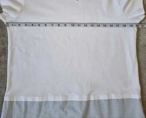 H&amp;M Cute White &amp; Blue Top