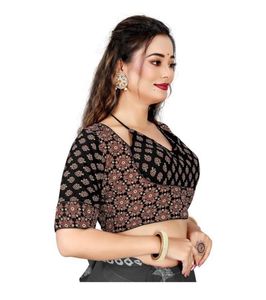 Printed Blouse with Sleeves