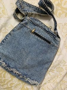 Denim Sling Bag